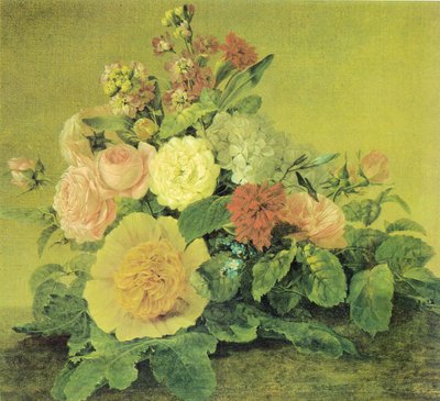 Tedesco: Blumenstillleben Natura morta con fiori da Georg Friedrich Kersting