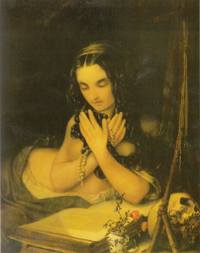 Tedesco:  Maria Maddalena Penitente Maria Magadalena da Georg Friedrich Kersting