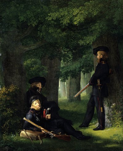 Tedesco: Theodor Körner, Friedrich Friesen e Heinrich Hartmann su Outpost All