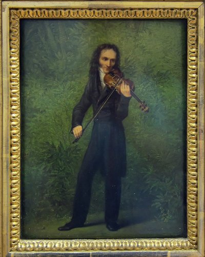 Ritratto di Niccolò Paganini, 1830-1831 da Georg Friedrich Kersting