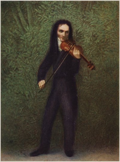 Ritratto di Niccolò Paganini da Georg Friedrich Kersting