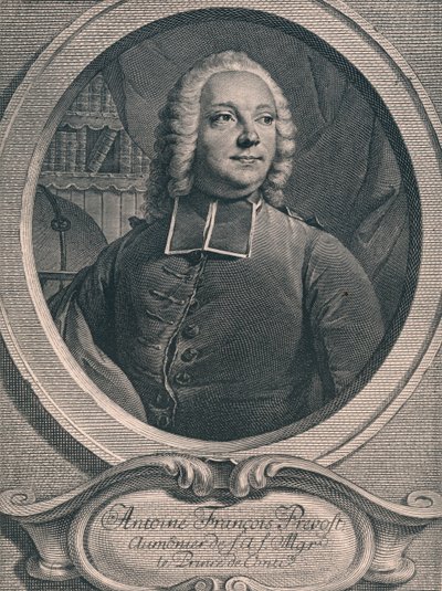 Antoine François Prévost, 1745 da Georg Friedrich Schmidt