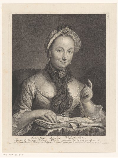 Ritratto di Dorothée Louise Viedebandt, moglie dell
