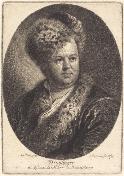 Johann Melchior Dinglinger da Georg Friedrich Schmidt after Antoine Pesne