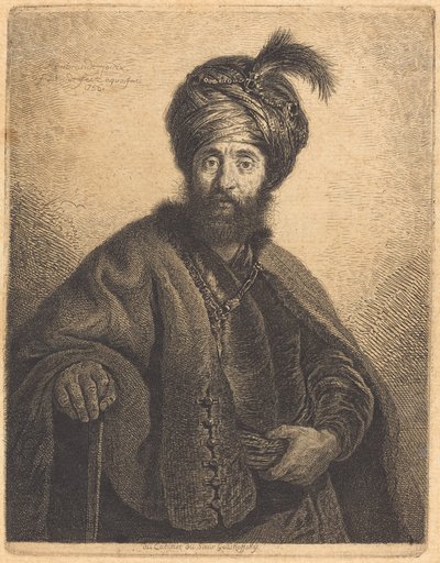 Il persiano da Georg Friedrich Schmidt after Rembrandt van Rijn