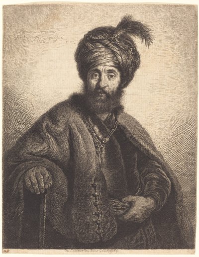 Il Persiano da Georg Friedrich Schmidt after Rembrandt van Rijn