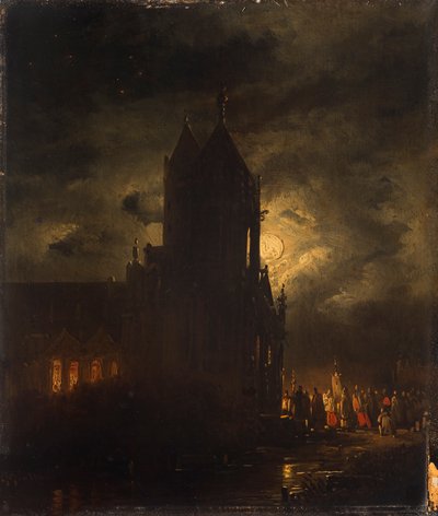 Processione notturna da Georg Gillis van Haanen
