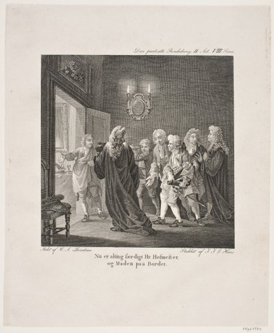 Illustrazione per le Commedie di Holberg da Georg Haas