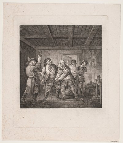 Illustrazione per le commedie di Holberg da Georg Haas