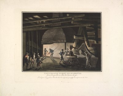 Una grande fucina in Norvegia da Georg Haas
