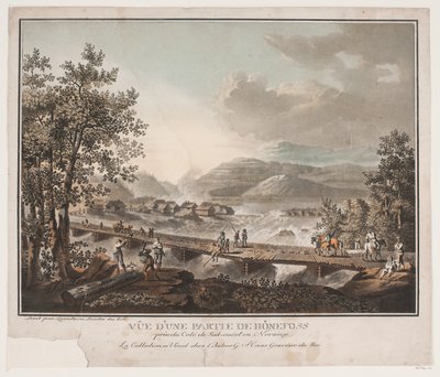 Vista di una parte di Hønefoss da Georg Haas