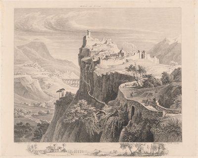 Ovindoli negli Abruzzi da Georg Heinrich Busse
