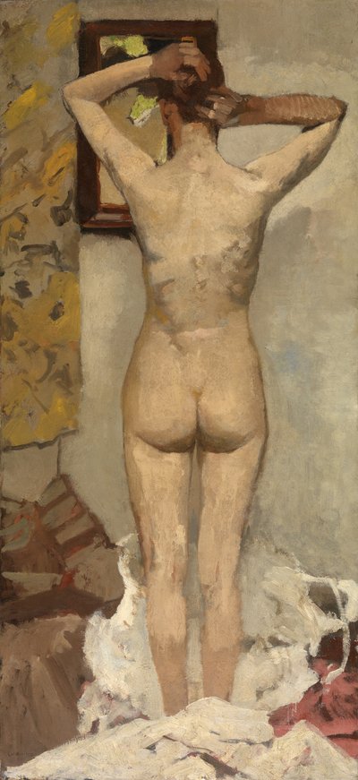 Nudo in piedi da Georg Hendrik Breitner