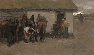 Il fabbro, c. 1881-84 da Georg Hendrik Breitner