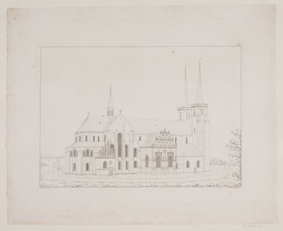Danese: la cattedrale di Roskilde vista da nord da Georg Hoffmann