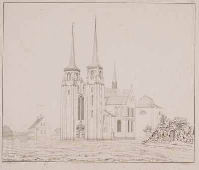 Danese: la cattedrale di Roskilde vista da sud-ovest da Georg Hoffmann