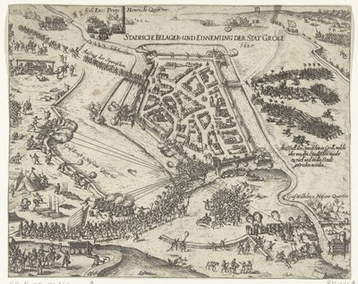 Assedio di Grol da parte di Federico Enrico, 1627 da Georg Keller