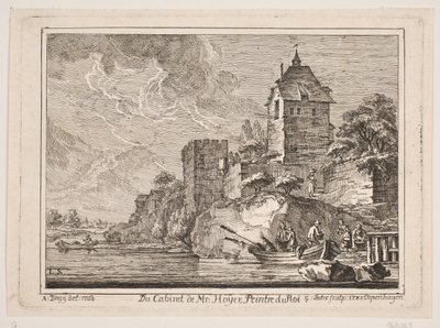 Un vecchio castello da Georg Mathias Fuchs