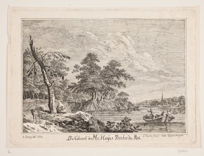 Paesaggio fluviale da Georg Mathias Fuchs