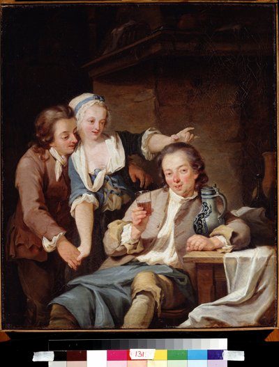 Marito ingannato (vino e amore) da Georg Melchior Kraus