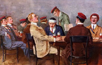 Burschenschaften - Bere birra e cantare, c.1900 da Georg Muhlberg