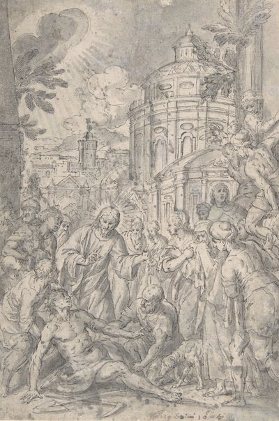 La resurrezione del giovane di Naim da Georg Pecham