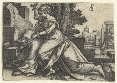 Aristotele e Fillide (Campaspe) da Georg Pencz