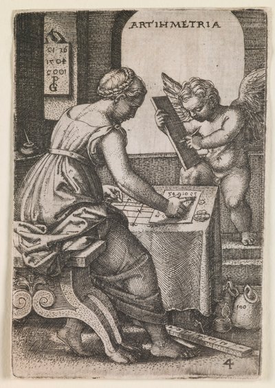 Aritmetica (Le Arti Liberali) da Georg Pencz