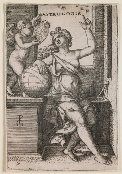 Astrologia, dalla serie "Le Arti Liberali" da Georg Pencz