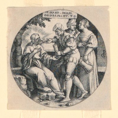 Cristo nel Giardino da Georg Pencz
