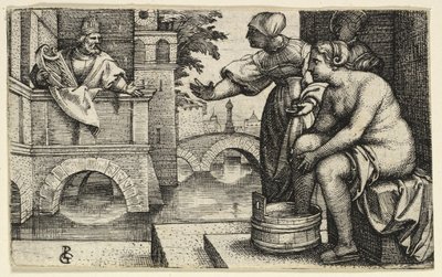 Davide Osserva Betsabea da Georg Pencz