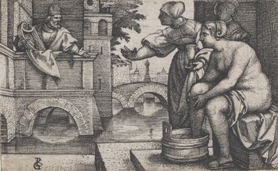Davide e Betsabea da Georg Pencz