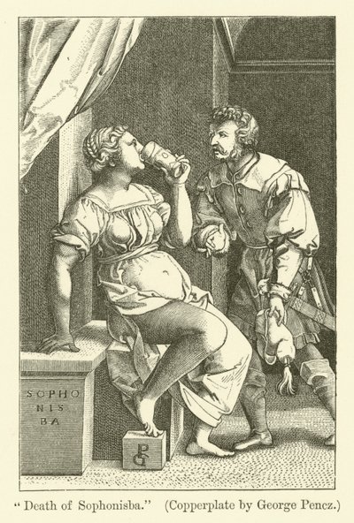 Morte di Sofonisba da Georg Pencz