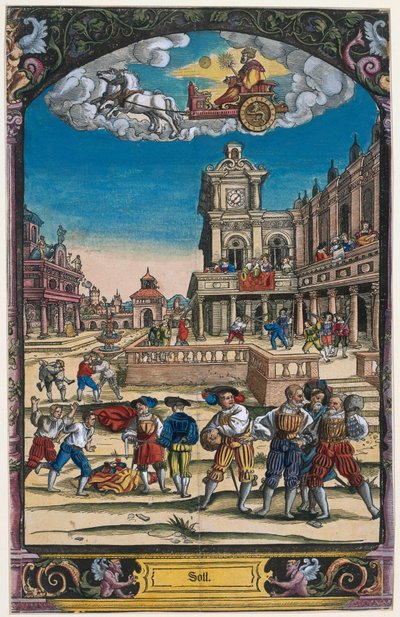 Die sieben Planeten: Sonne da Georg Pencz