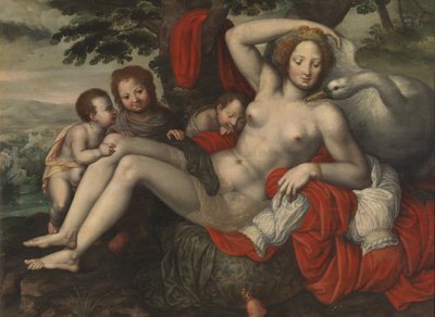 Leda e il cigno, metà del XVI secolo da Georg Pencz