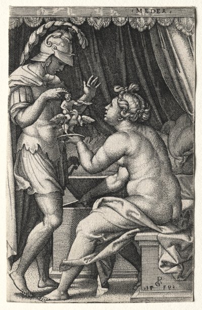 Medea e Giasone da Georg Pencz