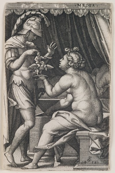 Medea e Giasone da Georg Pencz