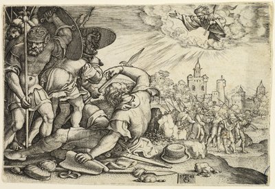 La conversione di San Paolo da Georg Pencz
