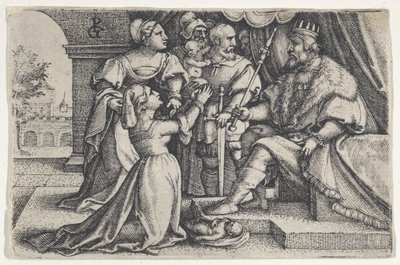 Il giudizio di Salomone da Georg Pencz