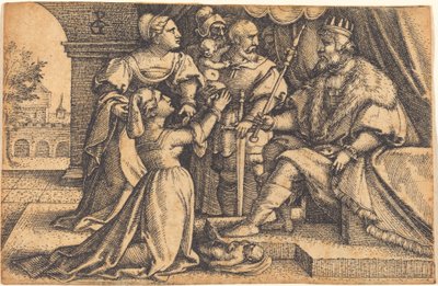 Il giudizio di Salomone da Georg Pencz