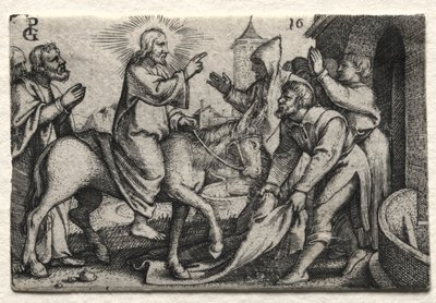 La vita di Gesù Cristo: Cristo entra a Gerusalemme da Georg Pencz