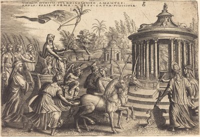 Il trionfo della castità da Georg Pencz