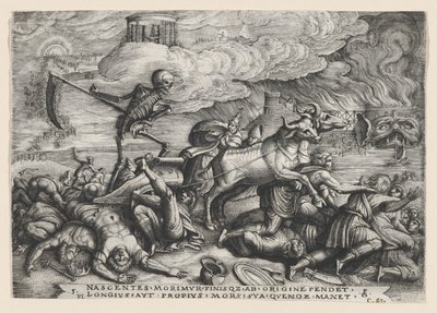 Il Trionfo della Morte sul Tempo, dai Trionfi di Petrarca da Georg Pencz