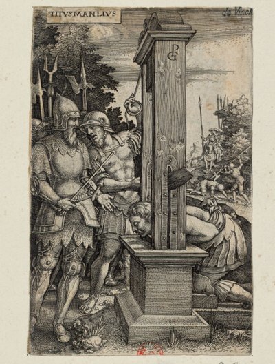 Tito Manlio, c.1535 da Georg Pencz