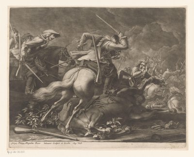 Combattimento di cavalieri da Georg Philipp Rugendas (I)