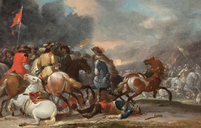 Battaglia equestre da Georg Philipp Rugendas