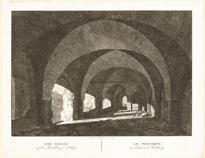 La sala del castello di Heidelberg da Georg Primavesi, after Peter Speeth