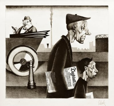 Giornalista (Il lavoro disonora) da Georg Scholz