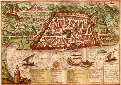 Algeri, Algeria da Georg and Hogenberg Franz (1535 90) Braun