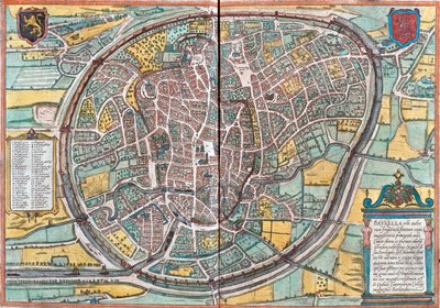 Bruxelles, Belgio da Georg and Hogenberg Franz (1535-90) Braun